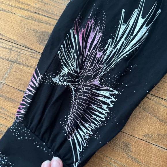 Fighting Eel Black Bird Pants XS - Picture 3 of 7